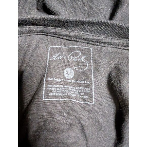 Elvis Presley Live in Concert Graphic T-Shirt Men’s XL Black 23x26 - Picture 3 of 3